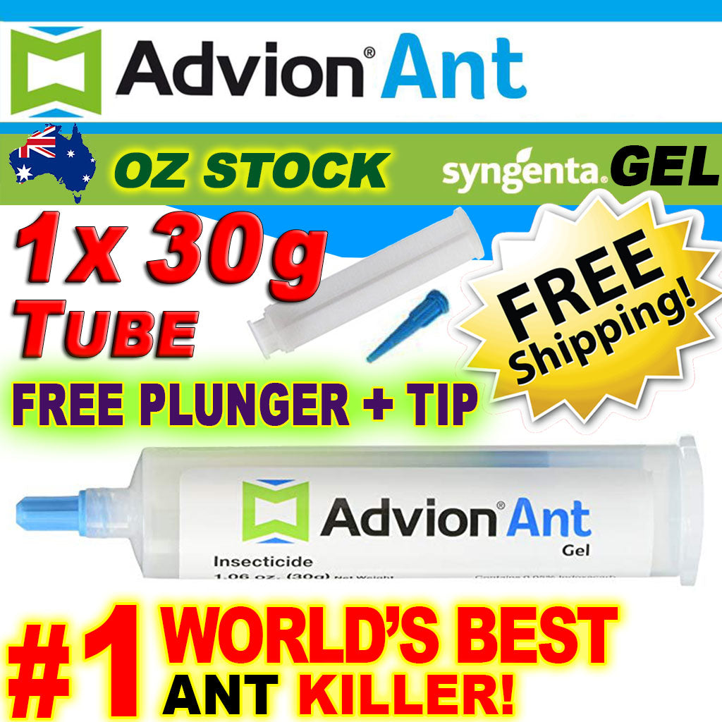 Advion Ant Gel Ant Killer FREE SHIPPING LIMITED TIME Bait Control Black Fire Kill Ants 30g Tube