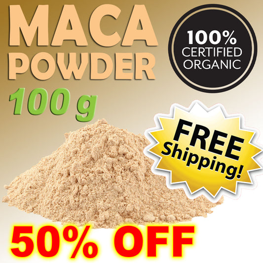 Organic Maca Root Powder 100g FREE SHIPPING! Special Price!