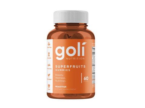 Goli Supergreens Gummies ACV Ashwagandha Superfruits 60x Gummies Choose Bottle